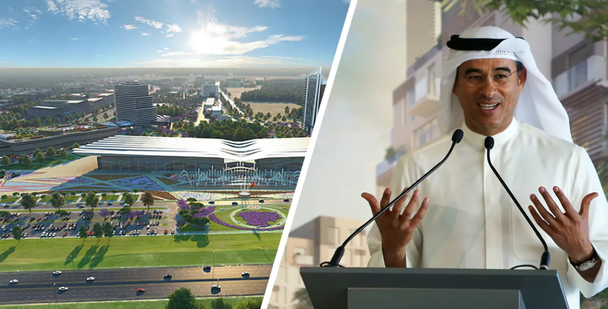 "Smart City" and Mohamed Alabbar / Euroradio collage​