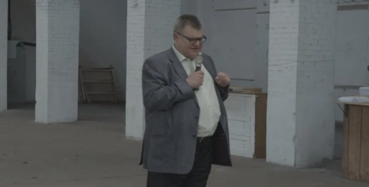 Виктор Бабарико на встрече со своей инициативной группой / Кадр из видео​