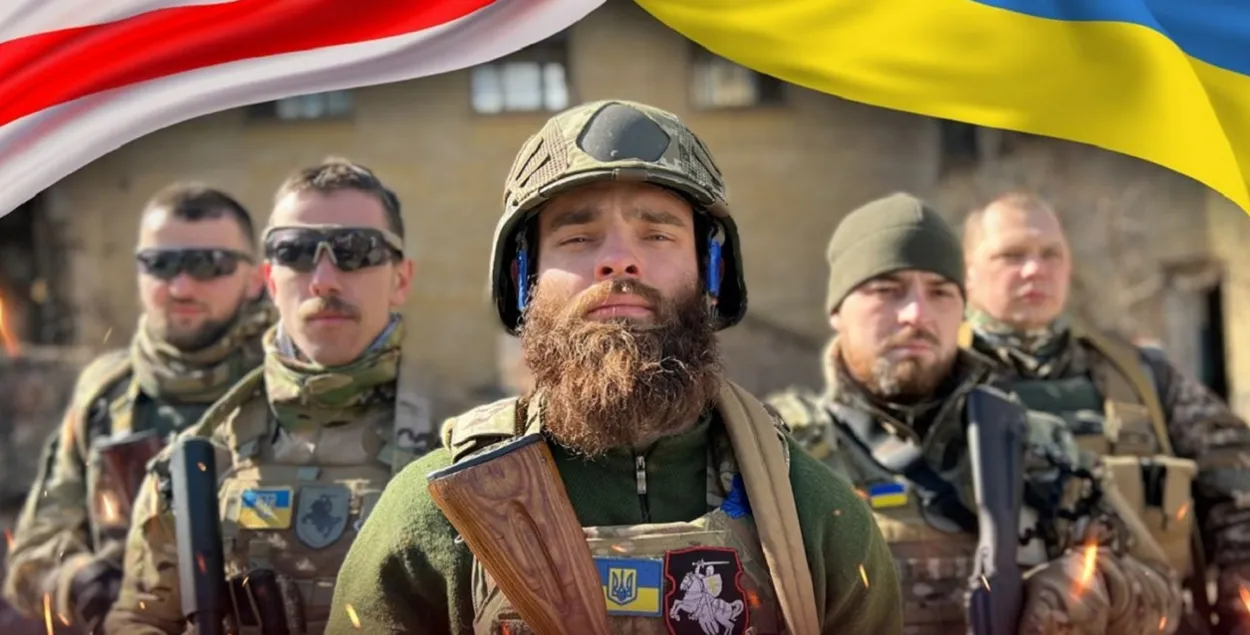Іван Марчук ("Брэст") у сакавіку 2022-га / t.me/belwarriors/
