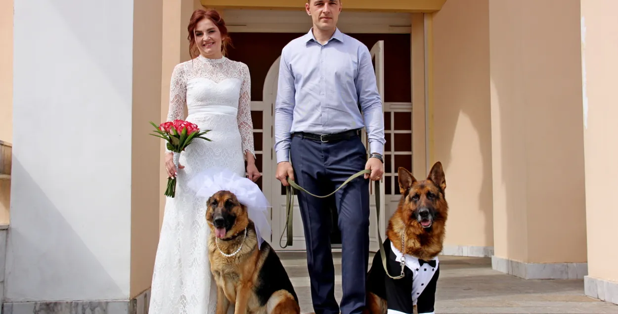 The wedding of dog trainers in Baranavichy / intex-press.by