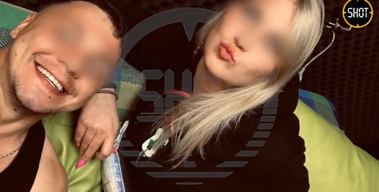 Затрыманая ў Маскве сямейная пара / @shot_shot

