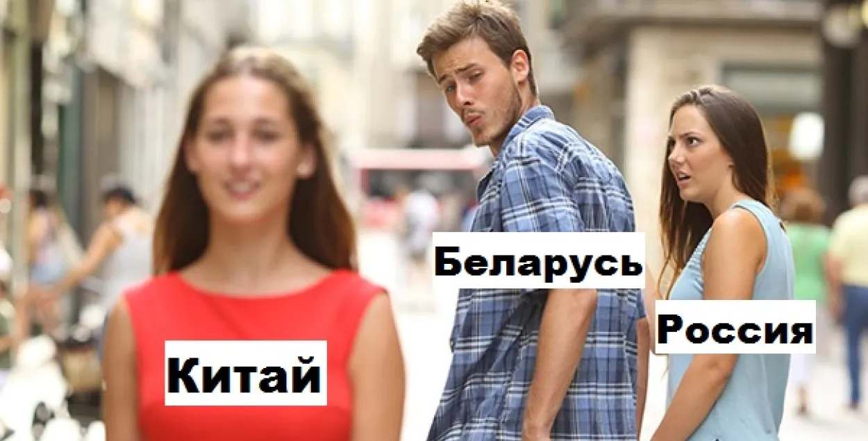 Складаныя адносіны Беларусі, Расіі і Кітая