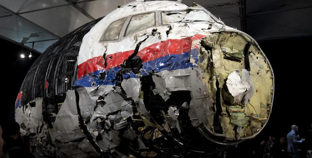 Боинг MH17, сбитый над Донбассом / AP
