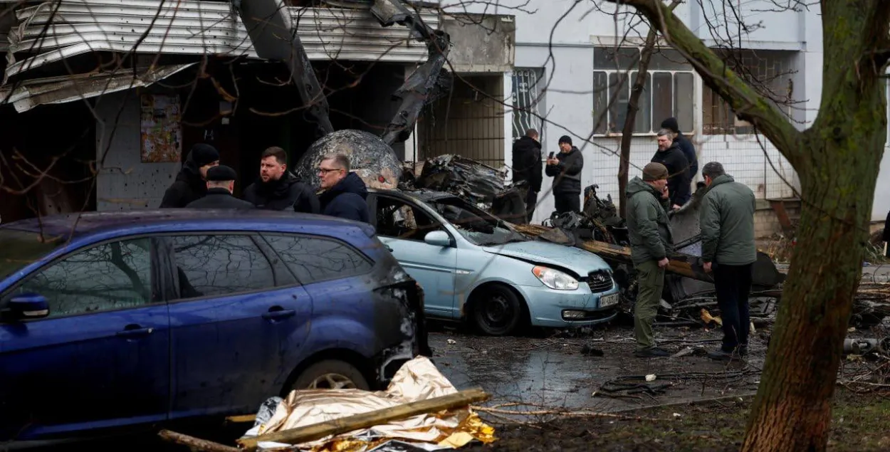 Авіякатастрофа ў Браварах / Reuters
