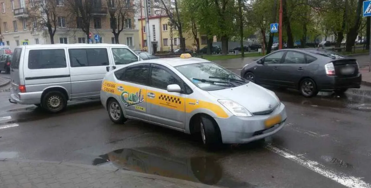 У Брэсце таксоўка збіла пешахода