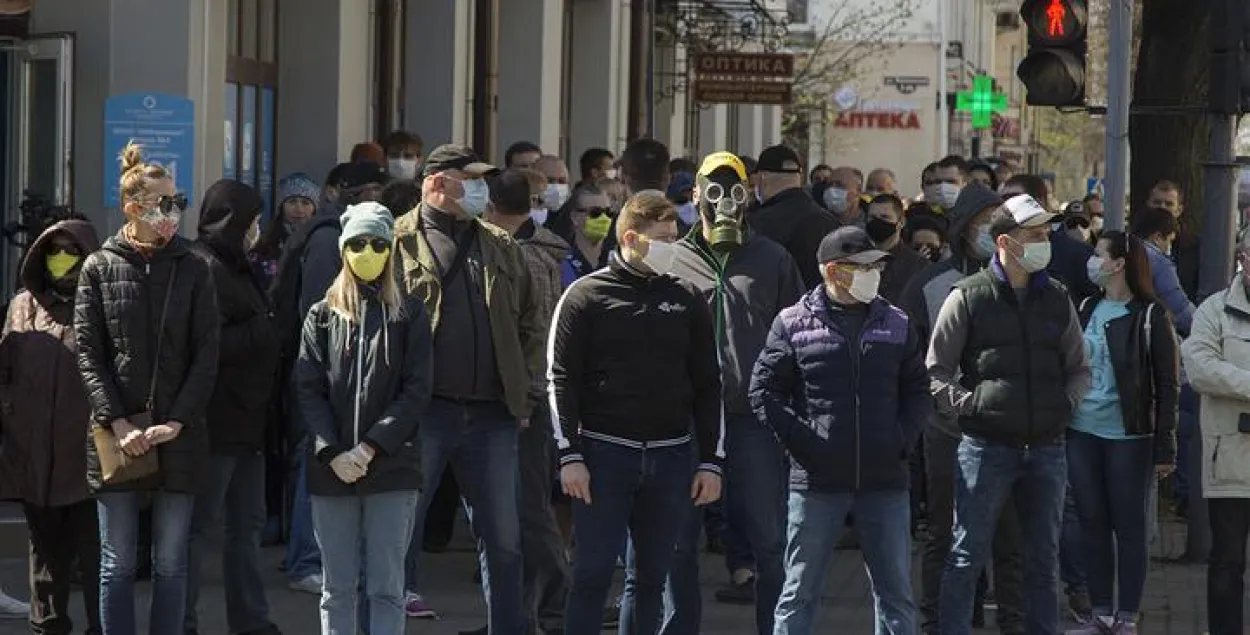 Берасцейцы зноў выйшлі на нядзельны пратэст у цэнтр горада (анлайн)