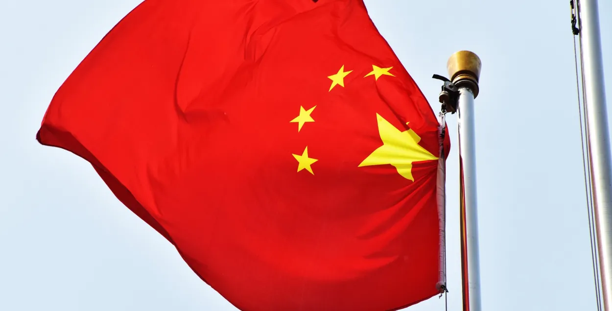 The flag of China
