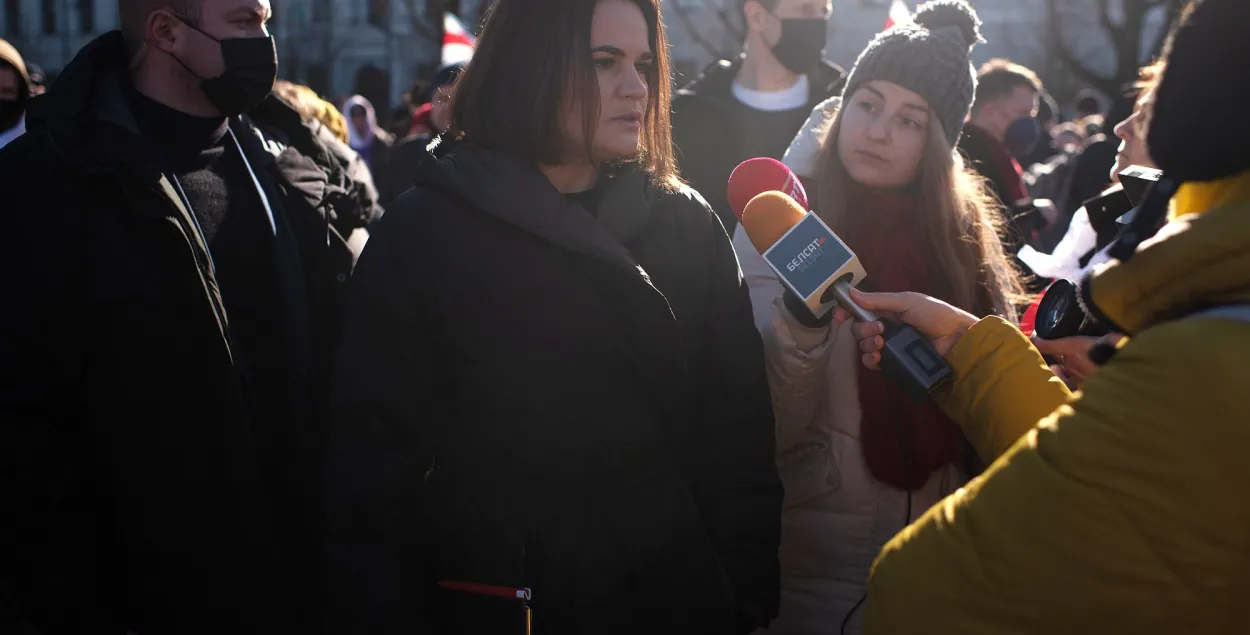 Святлана Ціханоўская / t.me/tsikhanouskaya
