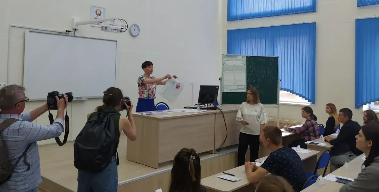 Цэнтралізаванае тэставанне / t.me/kgk_oficial, ілюстрацыйнае фота
