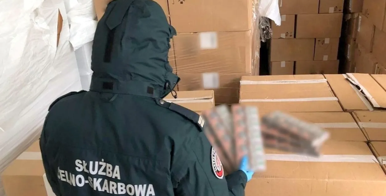 Контрабандные белорусские сигареты / podlaskie.kas.gov.pl
