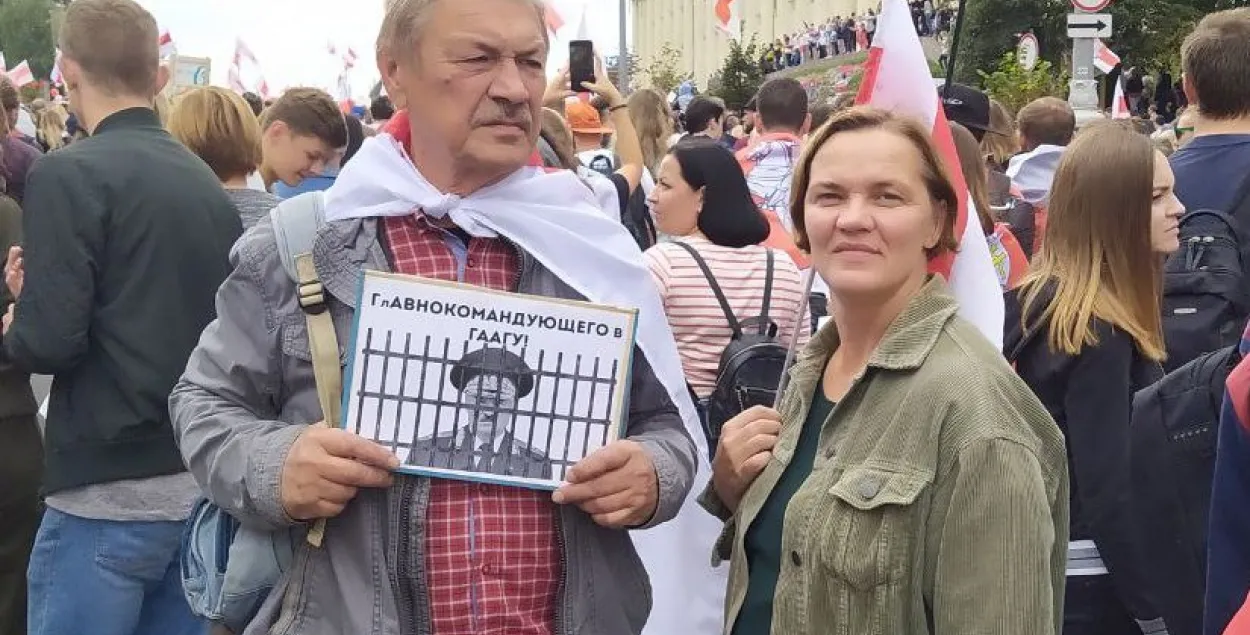 Алег Давыдзенка з жонкай Наталляй / фота з сацсетак
