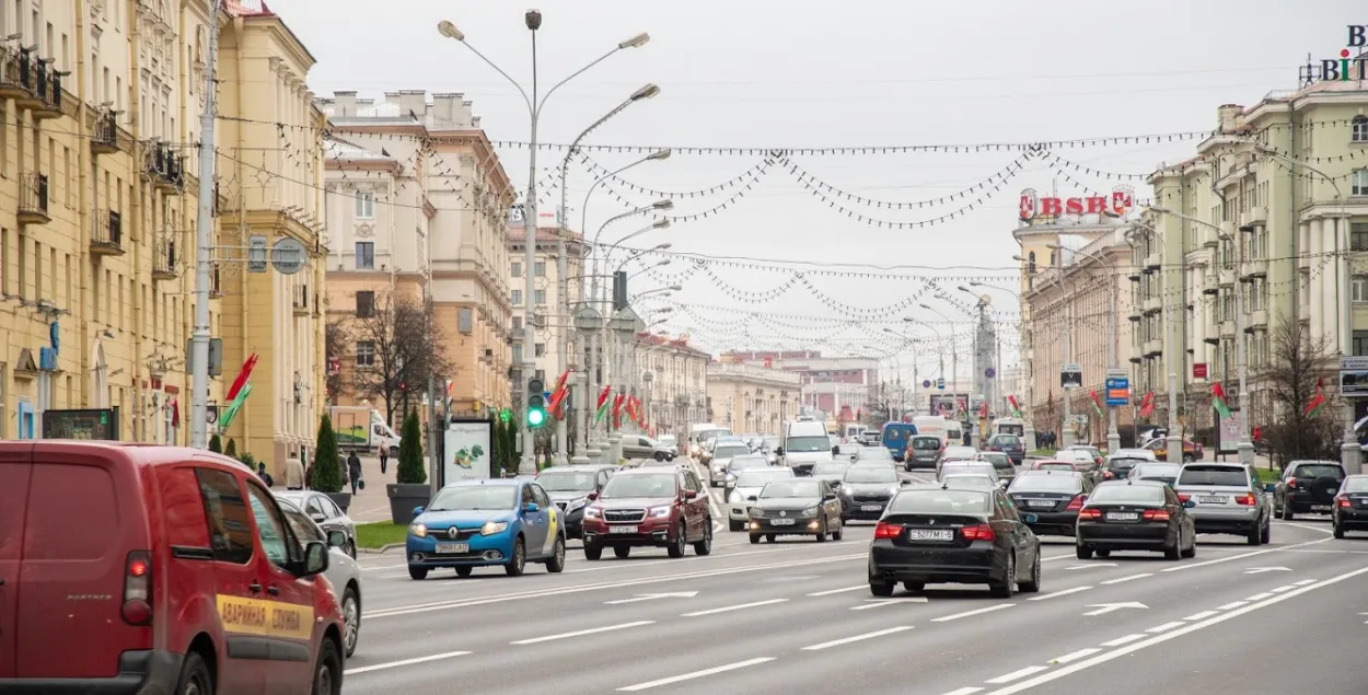 Аўтамабілі ў Мінску
