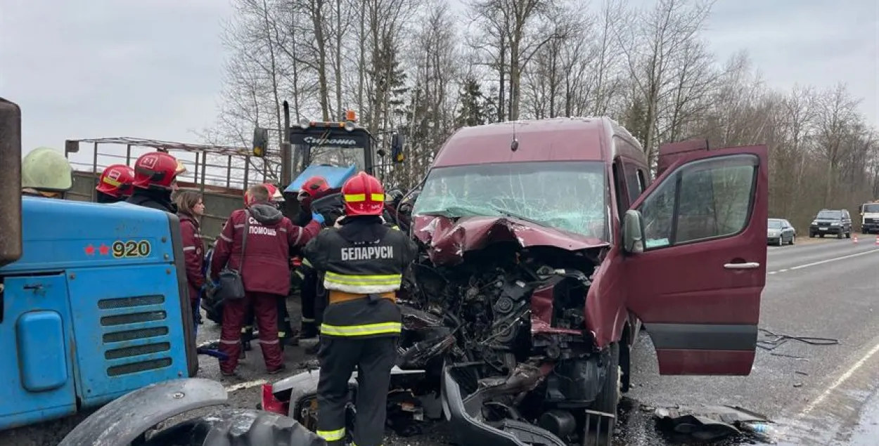 Авария под Бобруйском / УВД Могилевского облисполкома

