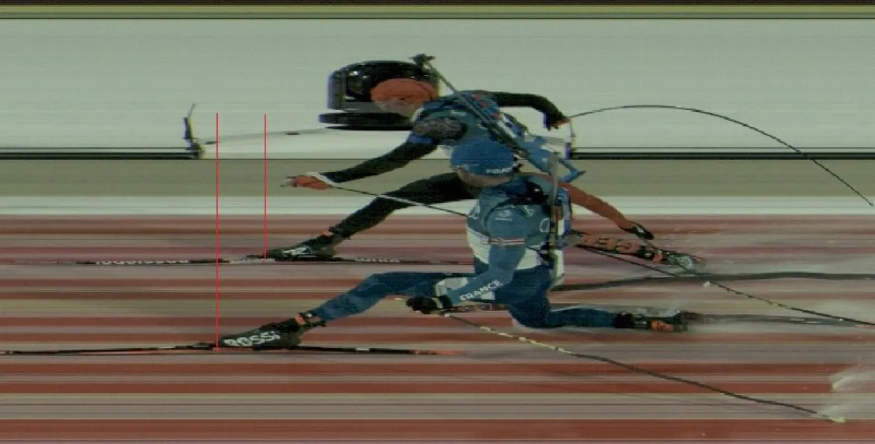 На фінішы мас-старту Фуркад апярэдзіў Шэмпа на 14 см (фотафакт)