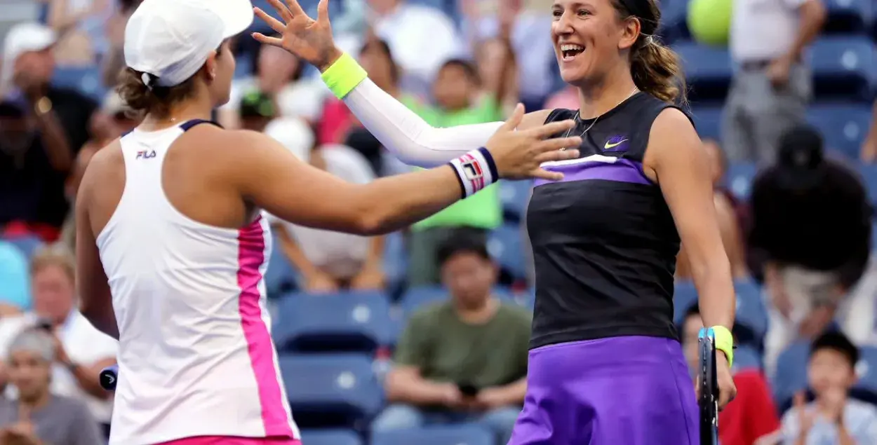 Ashleigh Barty and Victoria Azarenka / twitter.com/vika7