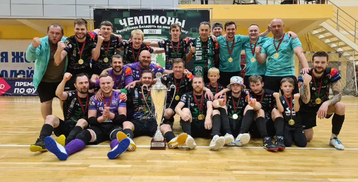 "Сталіца" стала чэмпіёнам Беларусі па міні-футболе