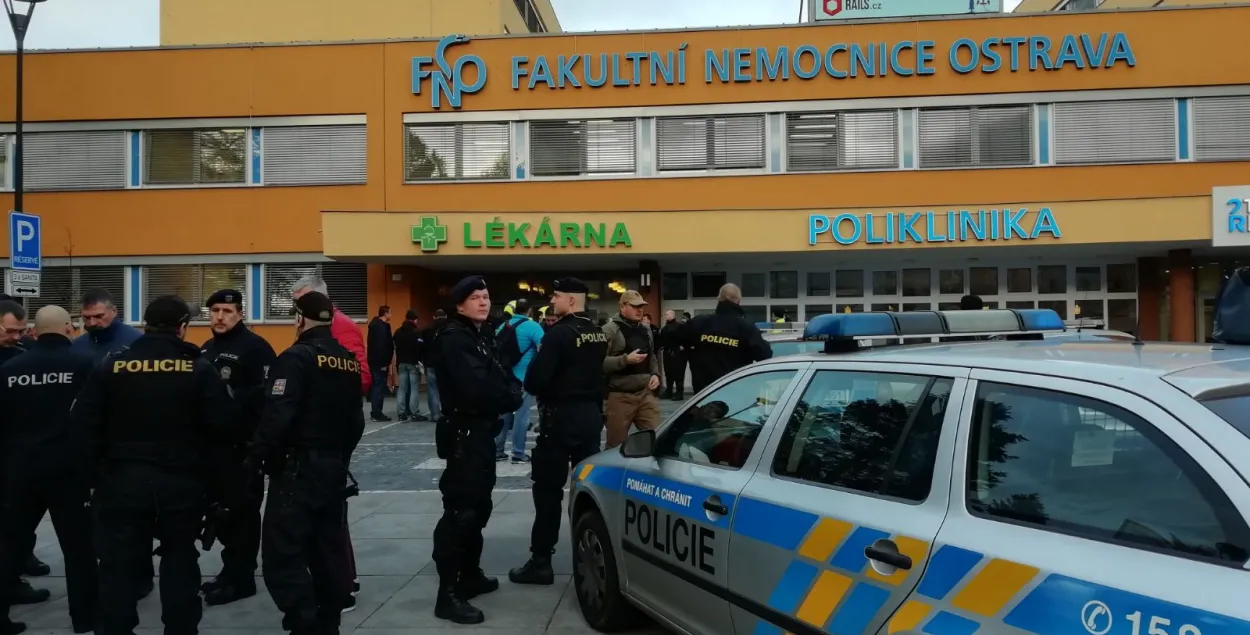 Стральба ў бальніцы чэшскага горада Астрава, загінулі 6 чалавек