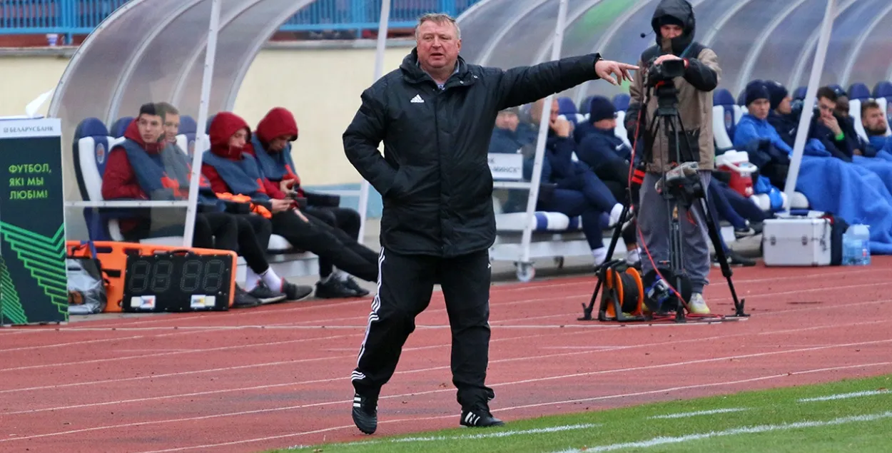 Главный тренер" Торпедо-БелАЗ " Юрий Пунтус / twitter.com/fcTorpedoBelAZ​