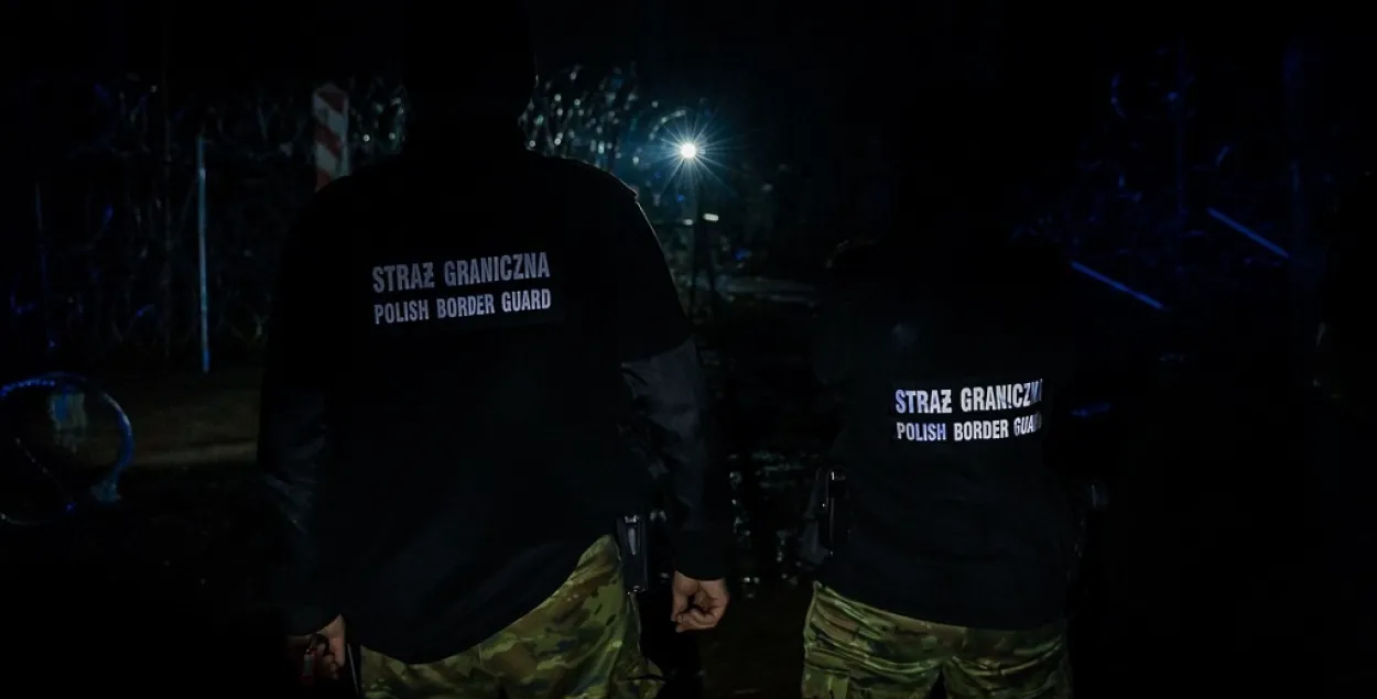 На польско-белорусской границе / twitter.com/straz_graniczna