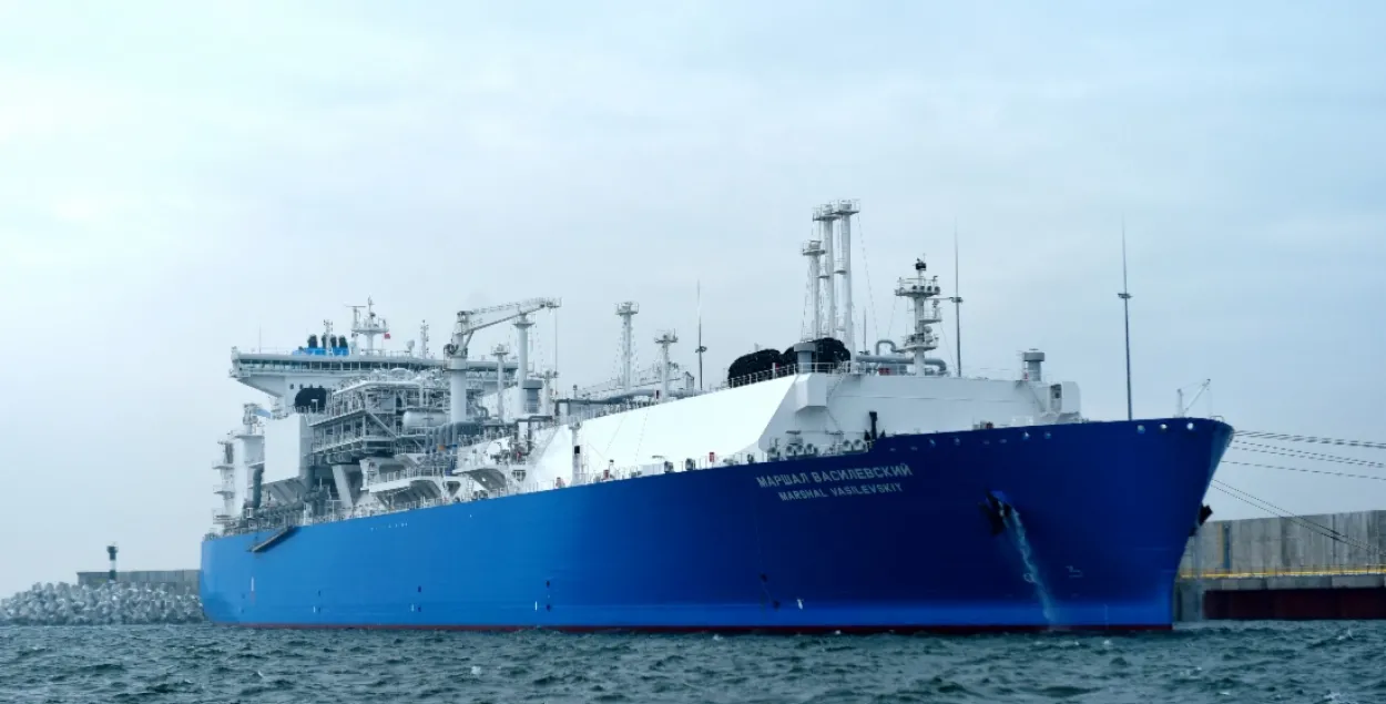 Плывучая рэгазіфікацыйная ўстаноўка "Маршал Васілеўскі" / gazprom.ru
