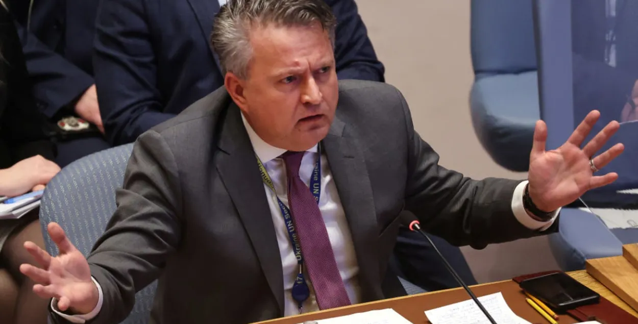 Ukraine's Ambassador to the United Nations Sergei Kislitsa / Getty