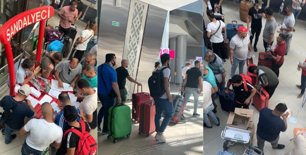 Passengers on Baghdad-Minsk flight / Euroradio