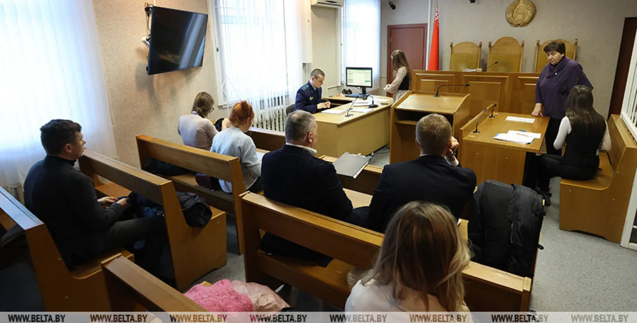 Завочны суд над Апейкіным і Герасіменяй / БЕЛТА
