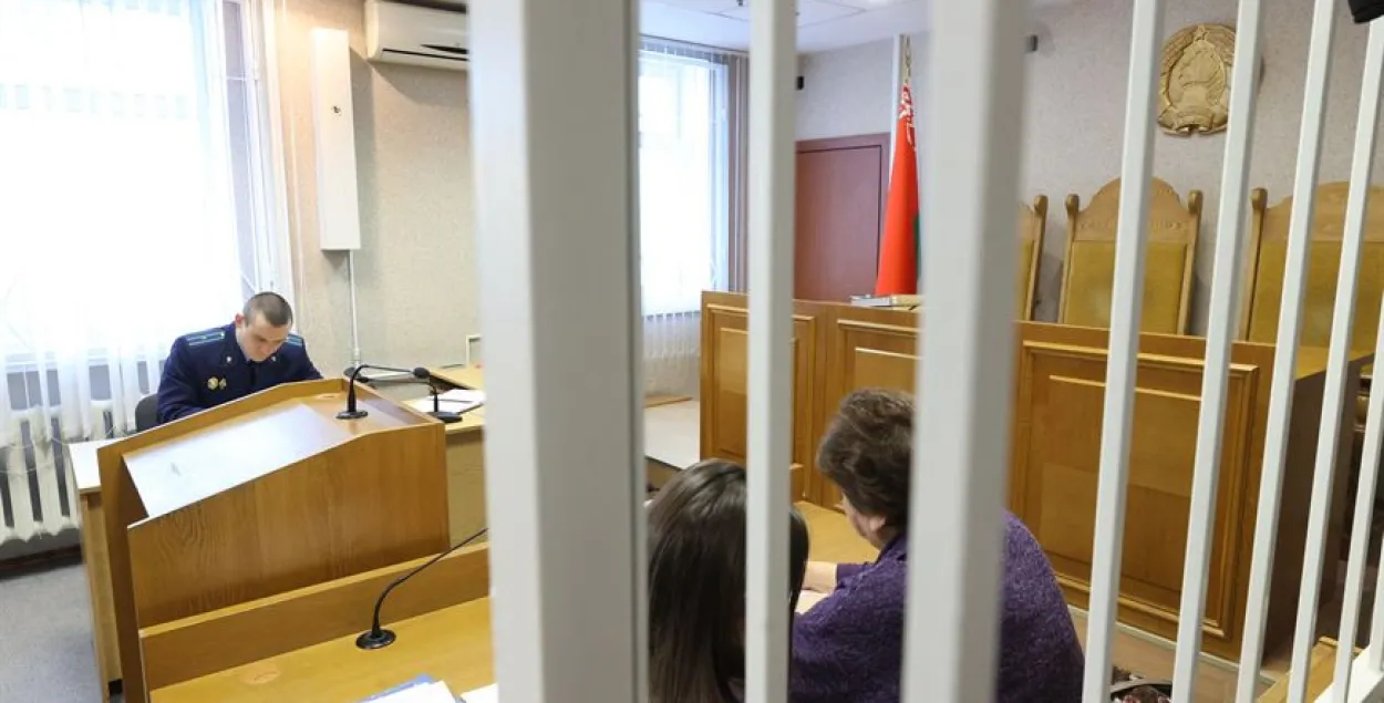 Падчас завочнага суда над Апейкіным і Гераісменяй / БЕЛТА
