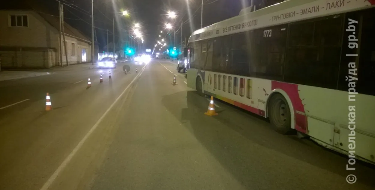 Гамяльчук загінуў пад тралейбусам
