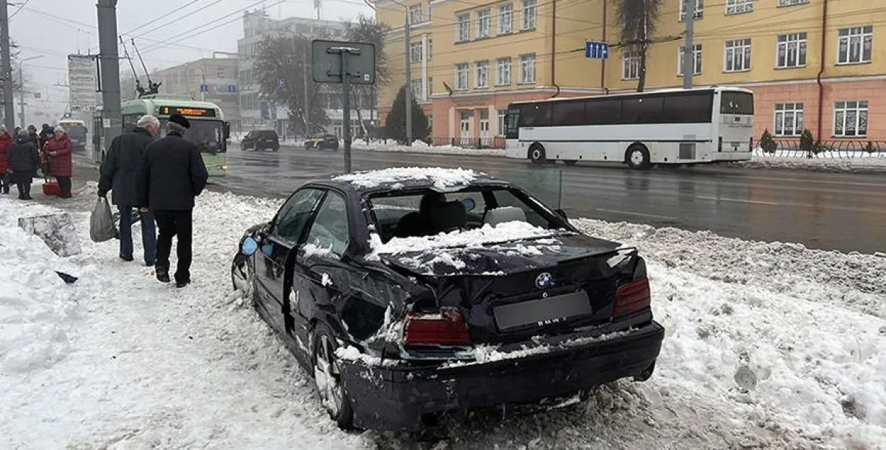 Авария в Гомеле / пресс-служба МВД
