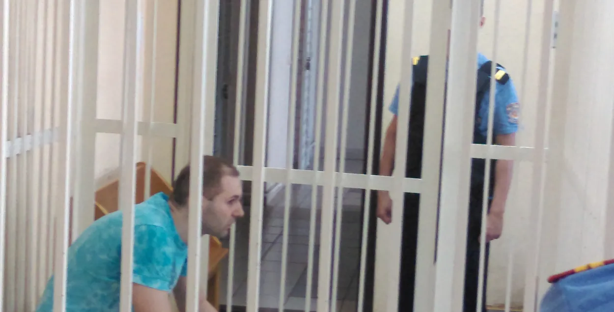 Андрей Гаврош в суде.​