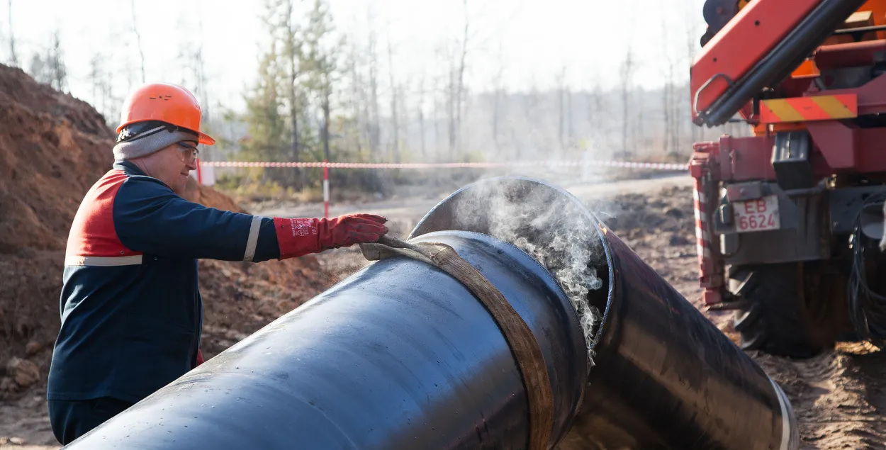 Ремонт нефтепровода / transoil.by