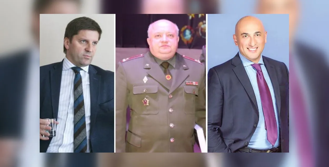 Злева направа: Іван Эйсмант, Валерый Курда, Марат Маркаў