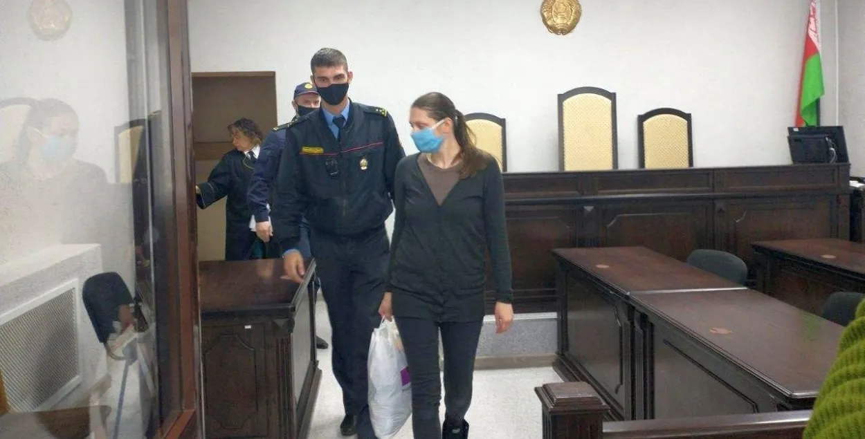 Анна Якштас в суде / Радио "Свобода"​