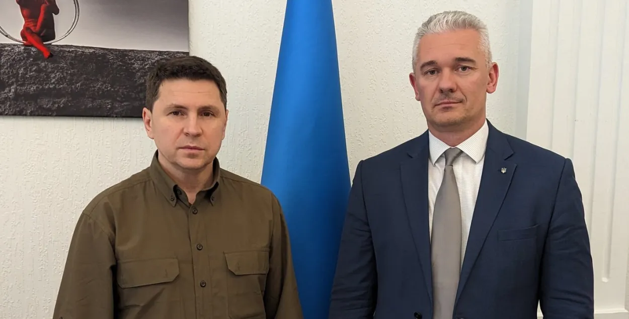 Міхаіл Падаляк і Валерый Кавалеўскі / twitter.com/kavaleuski
