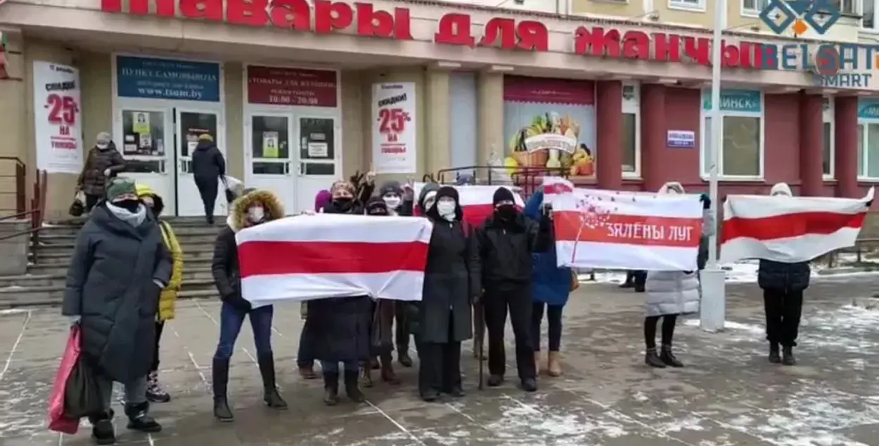 Акцыя каля Камароўкі