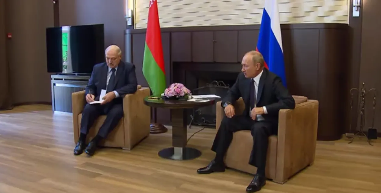Во время встречи в Сочи 14 сентября 2020-го / kremlin.ru​