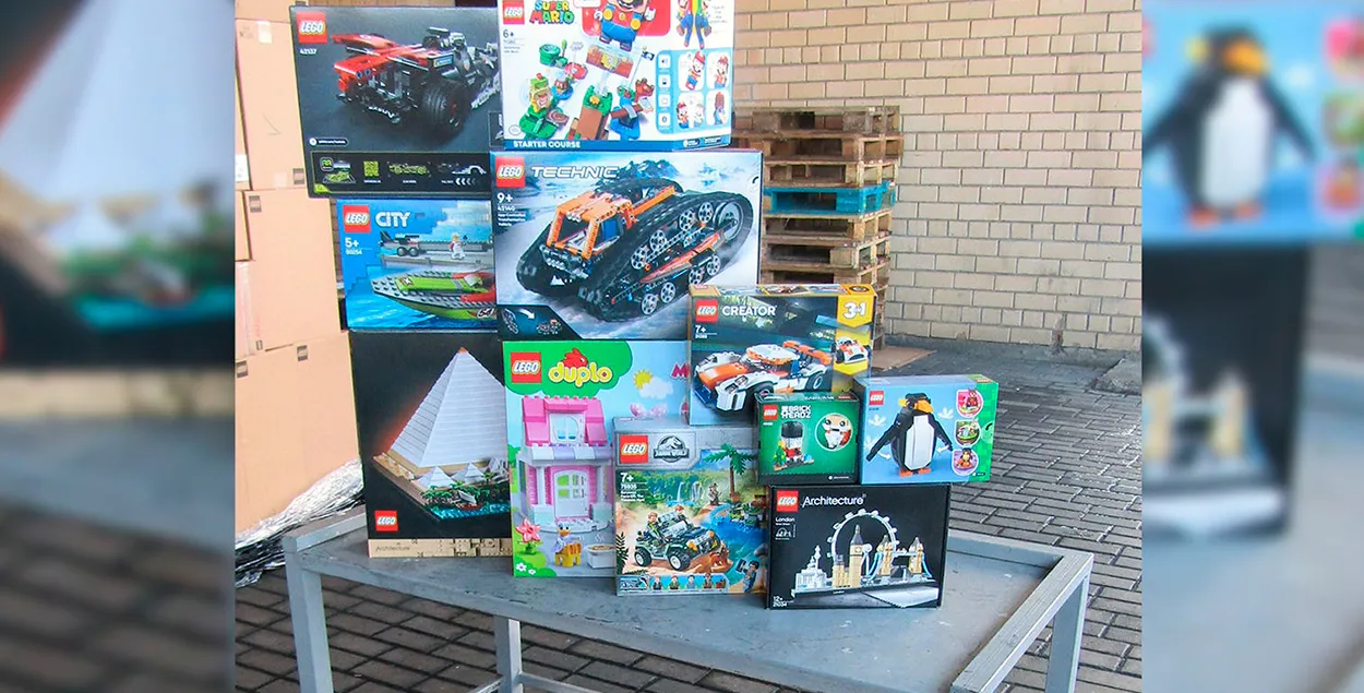 У Беларусь кантрабандай везлі канструктары LEGO / customs.gov.by

