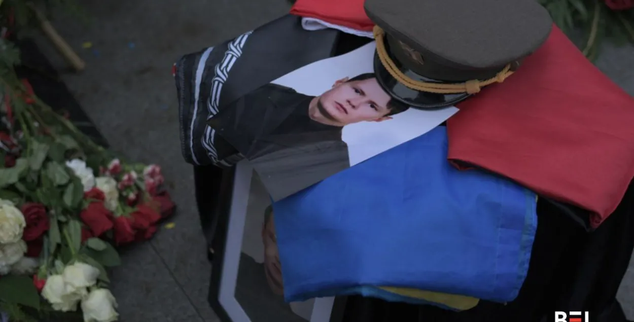 На пахаванні Эдуарда Лобава / "Белсат"
