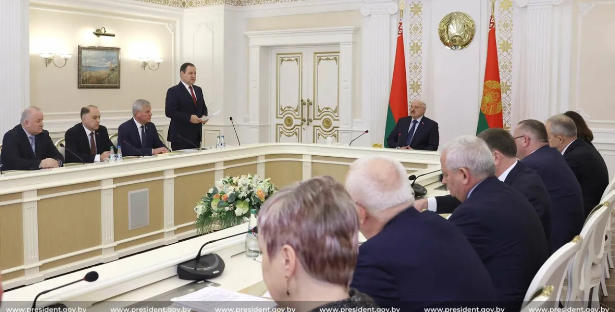 Аляксандр Лукашэнка сабраў нараду па інтэграцыі з Расіяй /&nbsp;president.gov.by
