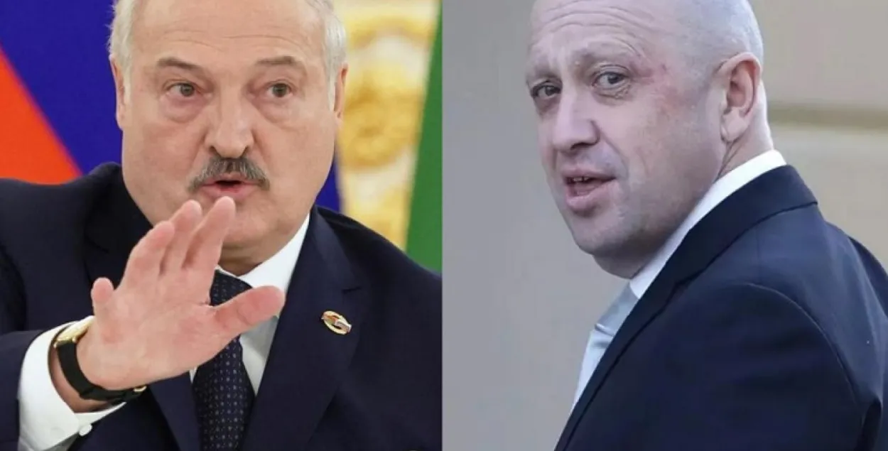 Александр Лукашенко и Евгений Пригожин / калаж esp.md
