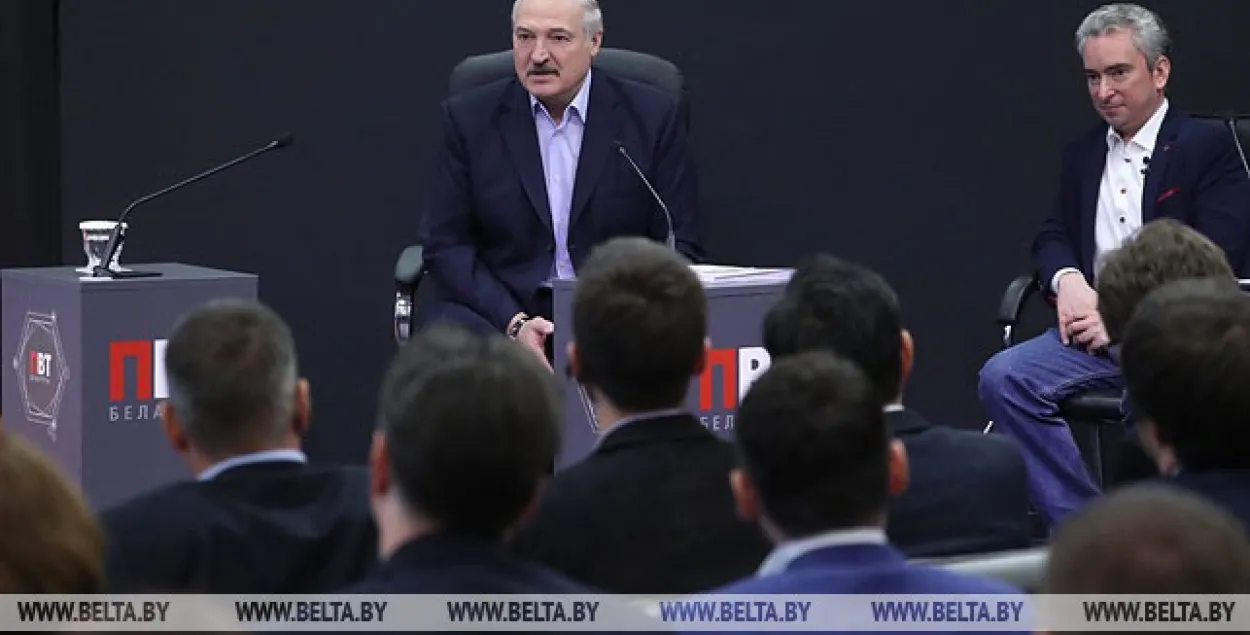 Александр Лукашенко и руководитель ПВТ Всеволод Янчевский / БЕЛТА​