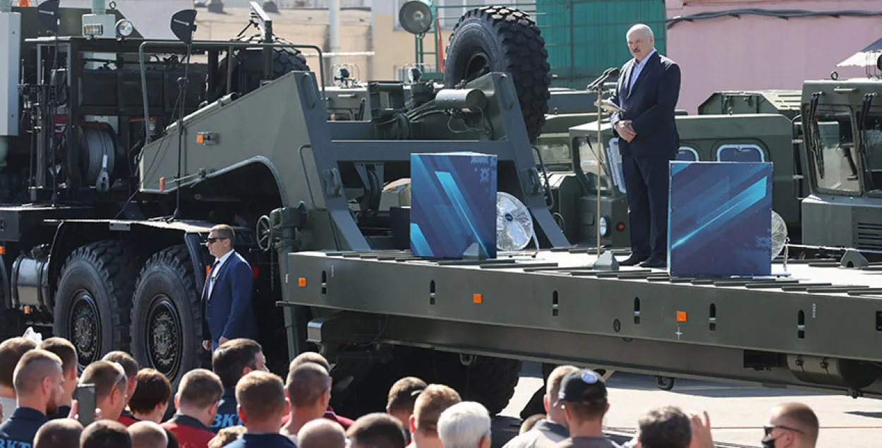 Лукашэнка на МЗКЦ 17 жніўня 2020 года / БЕЛТА​