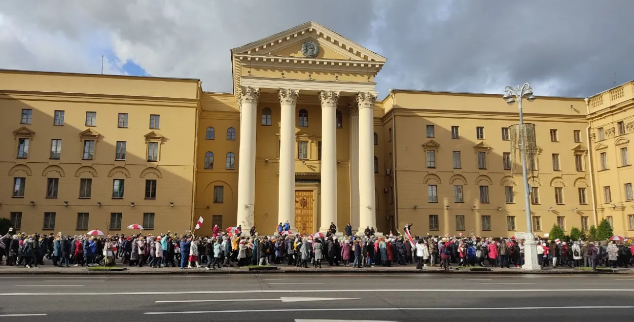 "Марш пенсионеров". Минск, 19 октября 2020-го / Еврорадио​