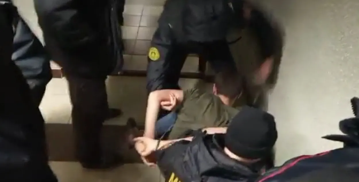 Задержание Маркелова / Кадр из видео​