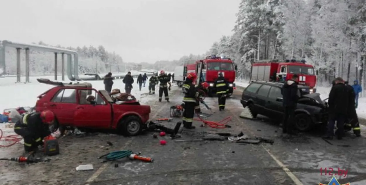 У страшным ДТЗ у Мазырскім раёне загінуў чалавек, яшчэ двое шпіталізаваныя