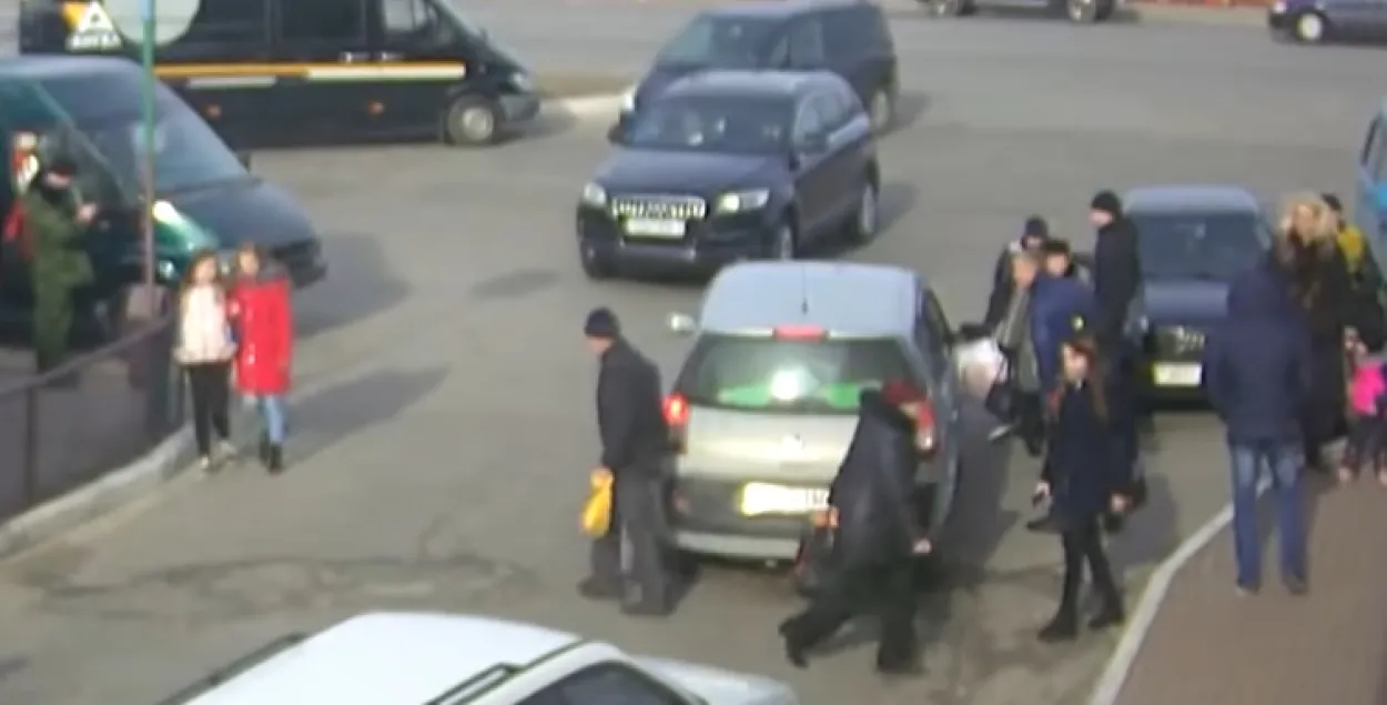 Скриншот с видео телеканала "Мозырь".​