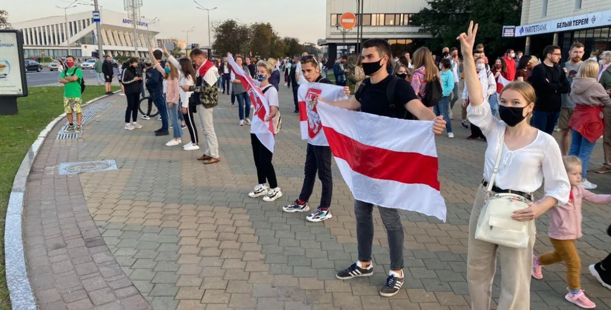 Акция протеста в Минске / Еврорадио​
