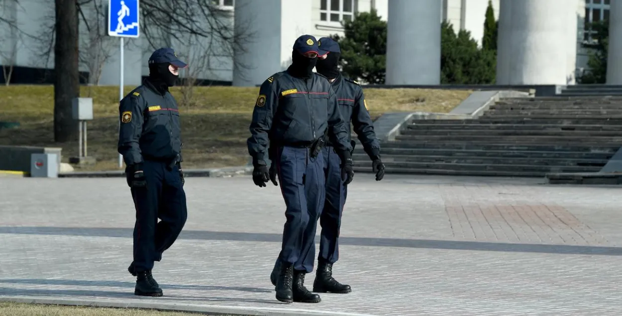 Белорусские милиционеры / Sputnik/dpa, иллюстративное фото
