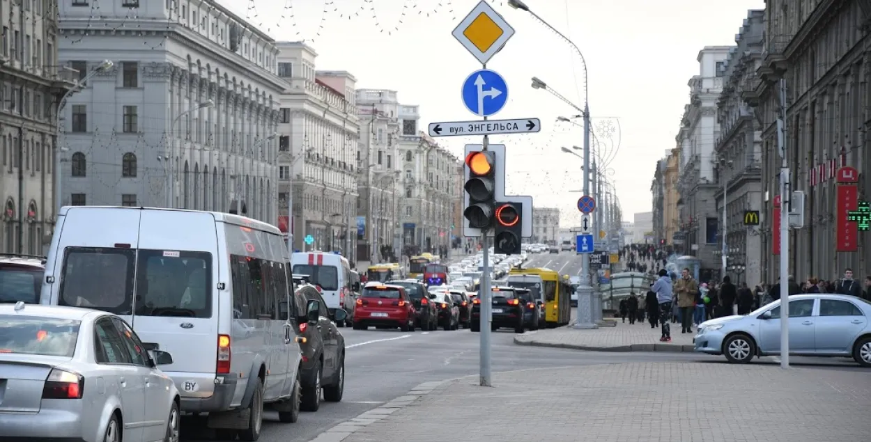 Проспект Независимости в Минске / Еврорадио